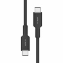 Cablu Type C Cable to Type C, Vetter GO, 5A, 100W, 1m, Black