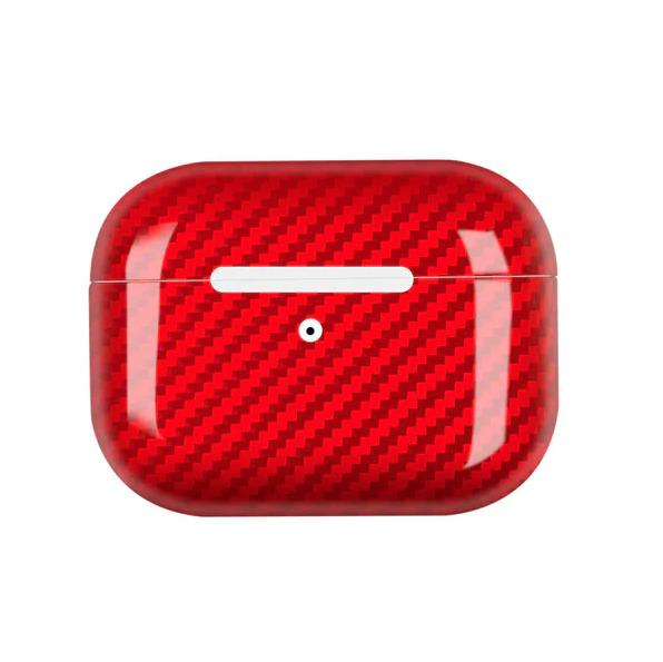 Case for AirPods Pro 2, made from Carbon, Red