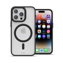 Husa iPhone 14 Pro Max, Clip-On Hybrid, Matt, MagSafe Compatible, Black