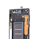 LCD Samsung Galaxy Note 9, N960, Black + Rama, Small Glass