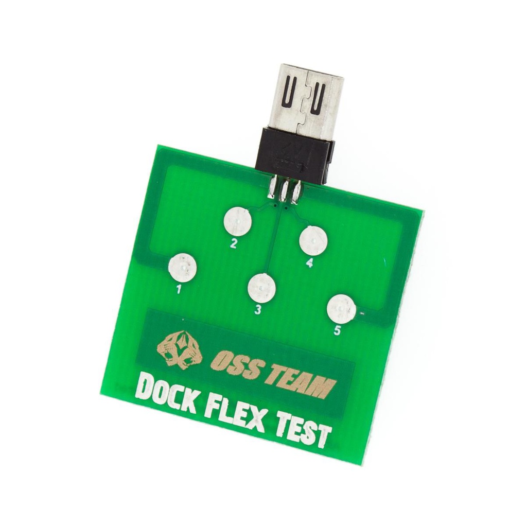 Micro USB, Battery Power Dock Flex Tester