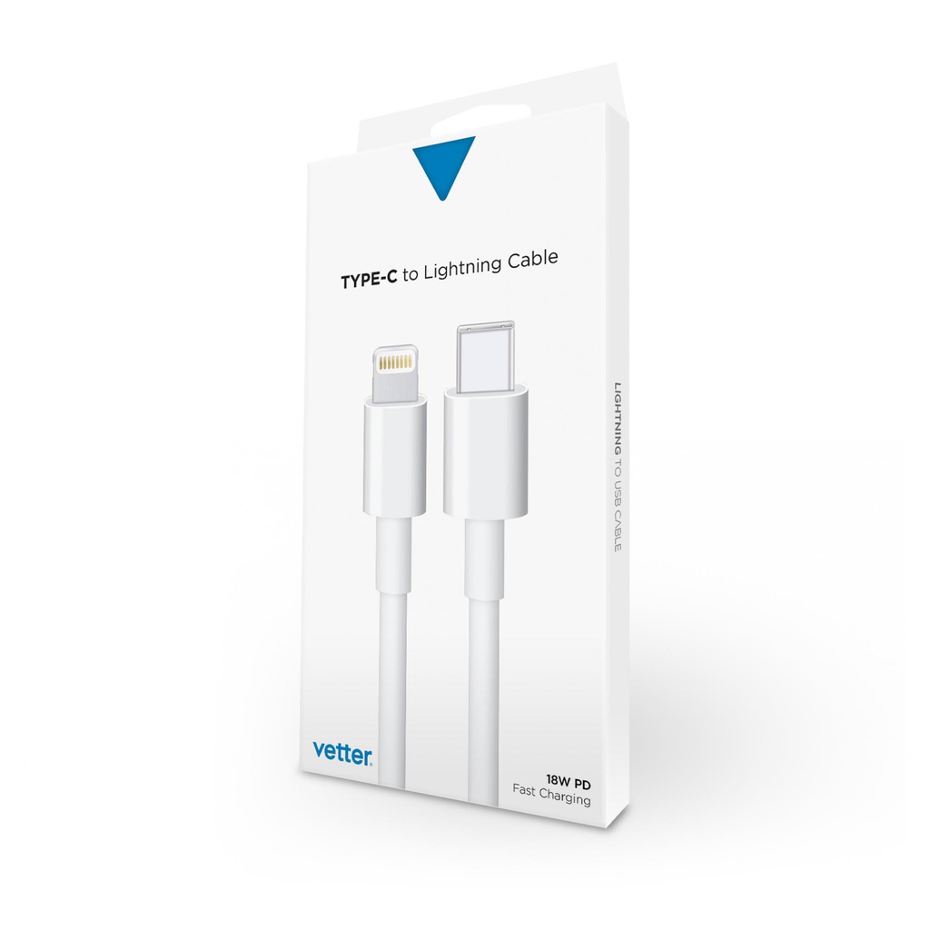 Cablu USB-C to Lightning Cable, 1m, White