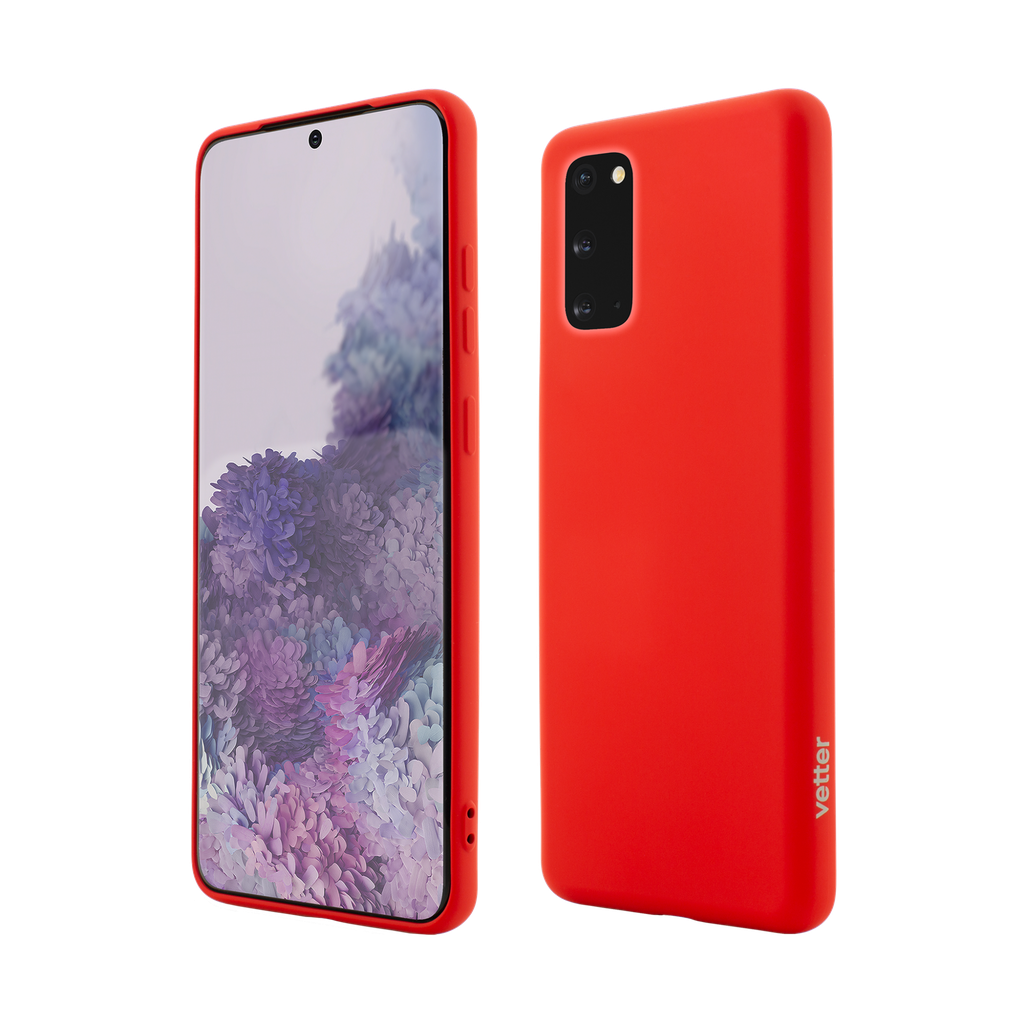 Husa Samsung Galaxy S20, Smart Case Anti-Slip Series, Red