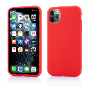 Husa iPhone 11 Pro, Clip-On Soft Touch Silk Series, Red