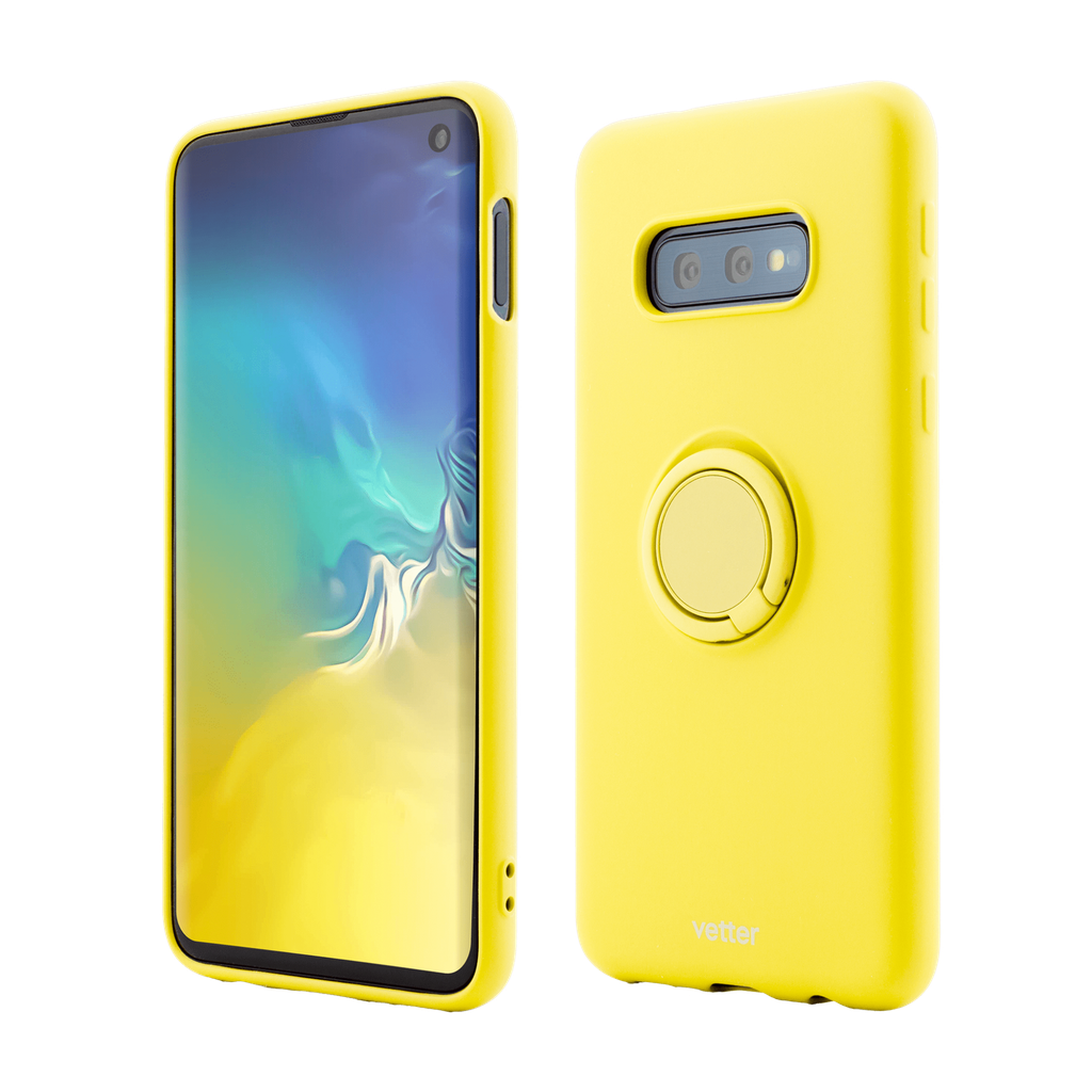 Husa Samsung Galaxy S10e, Soft Pro with Magnetic iStand, Yellow