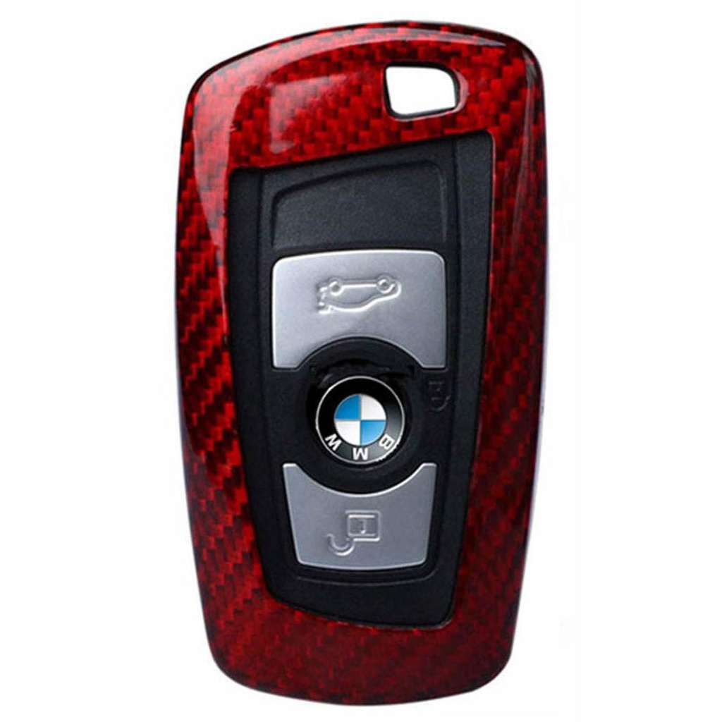 Husa Case for BMW Key F-Series, made from Carbon, Glossy Red
