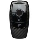 Husa Case for Mercedes-Benz Key from 2016, made from Carbon, Glossy Black