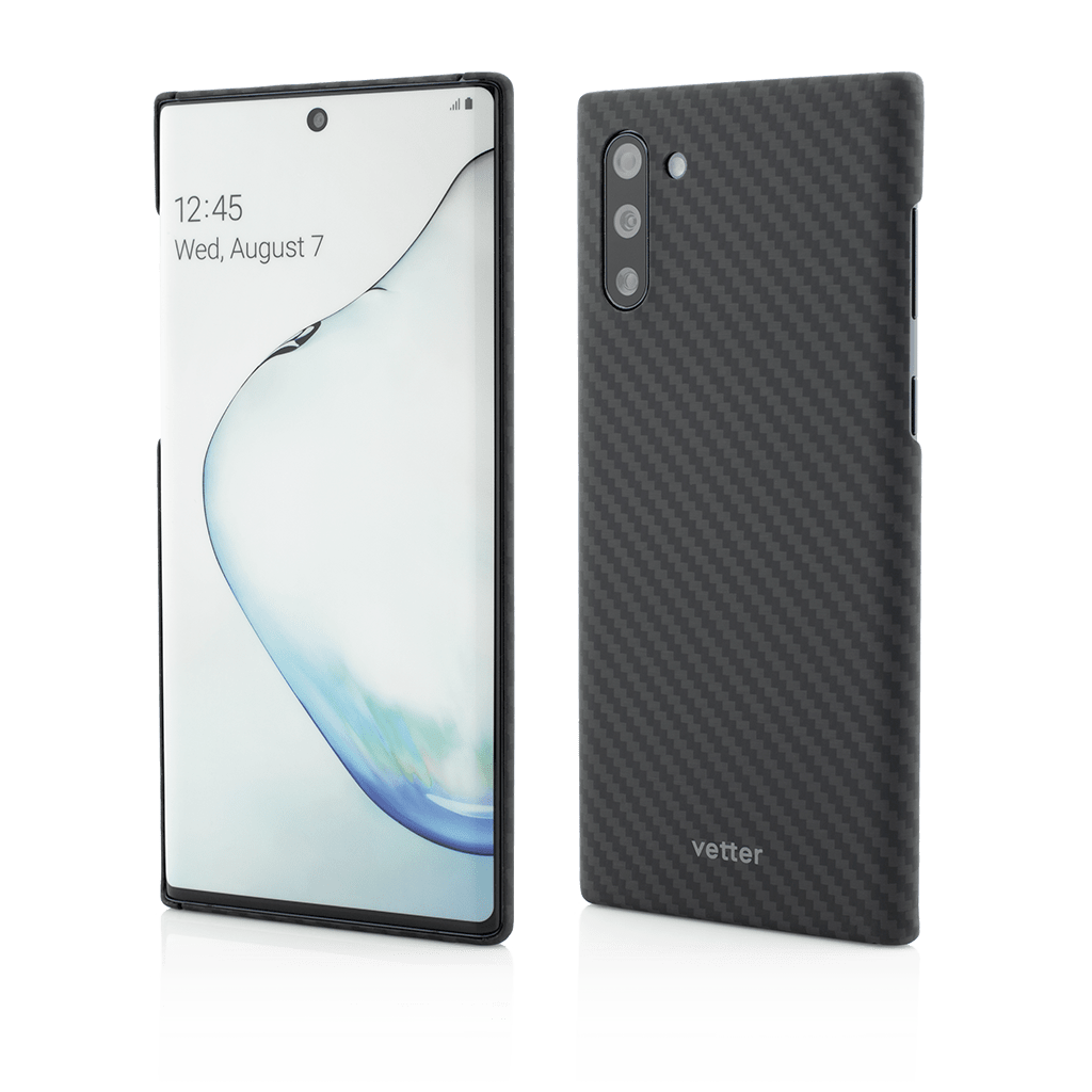 Husa Samsung Galaxy Note 10, Clip-On Ultra Slim, Made from Aramid Fiber, Kevlar, Black