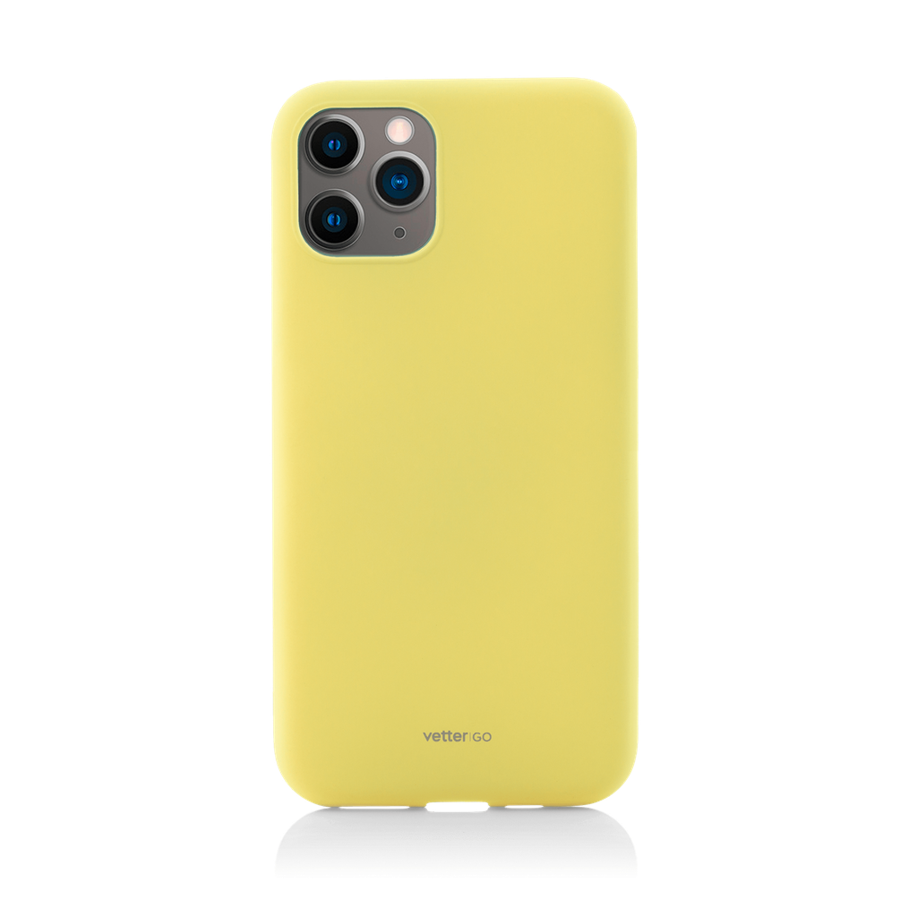 Husa iPhone 11 Pro Max, Vetter GO, Soft Touch, Yellow