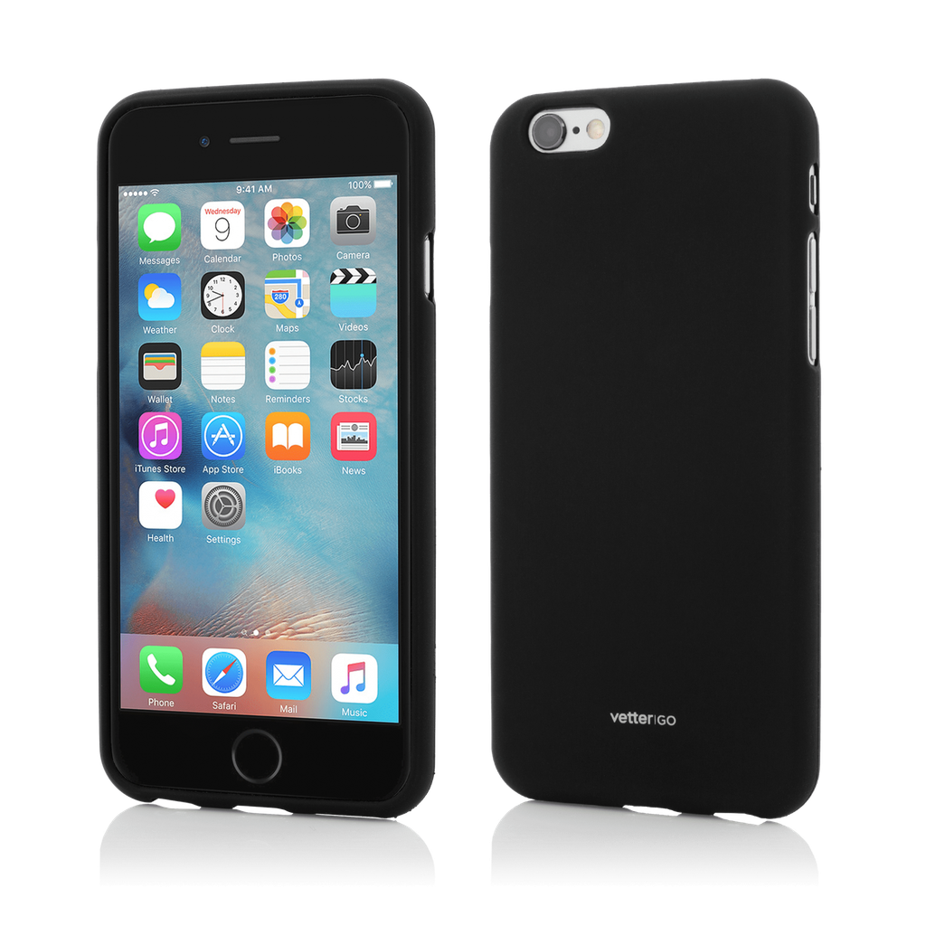 Husa iPhone 6s Plus, 6 Plus, Vetter GO, Soft Touch, Black