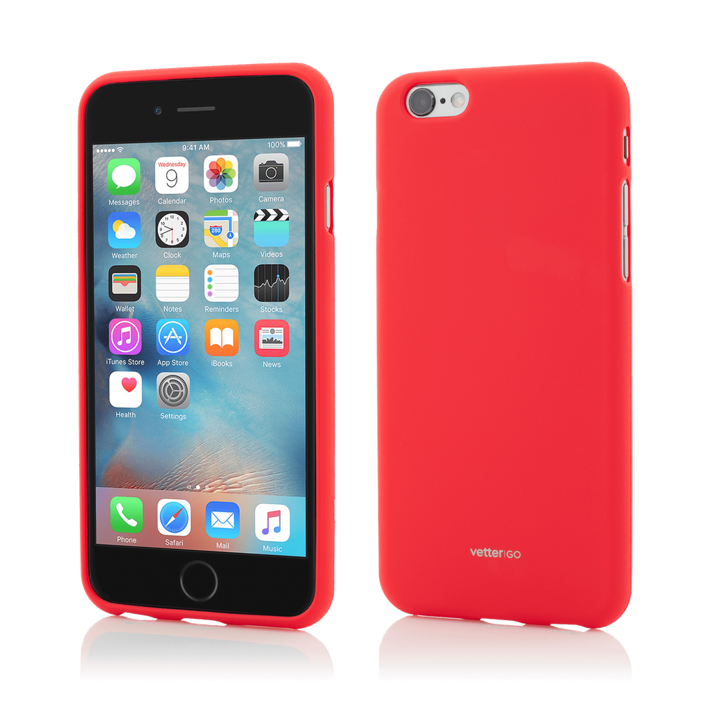 Husa iPhone 6s Plus, 6 Plus, Vetter GO, Soft Touch, Red