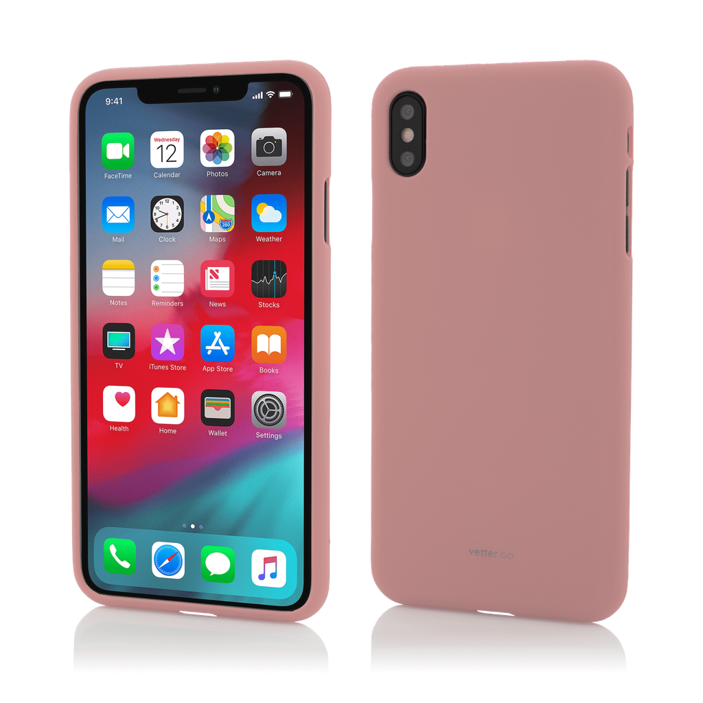 Husa iPhone Xs Max, Vetter GO, Soft Touch, Pink