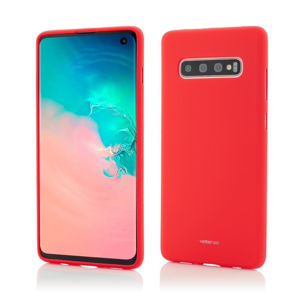 Husa Samsung Galaxy S10, Vetter GO, Soft Touch, Red