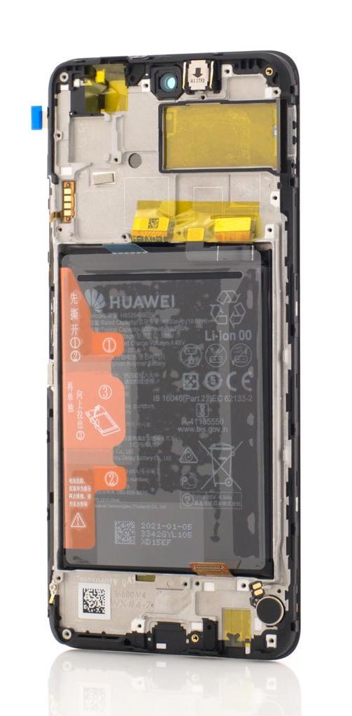 LCD Huawei P Smart 2021, Black, Service Pack