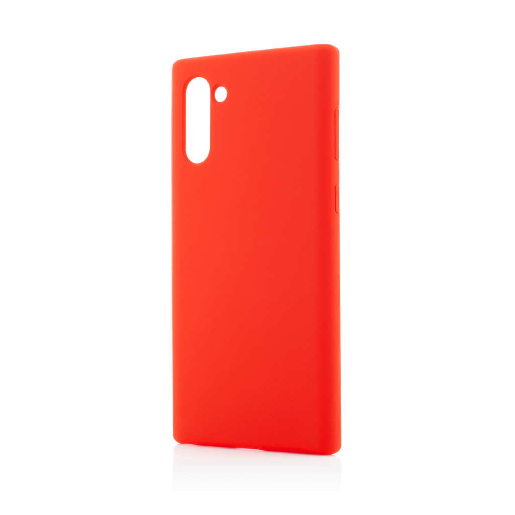 Produs Resigilat, Husa Samsung Galaxy Note 10, Clip-On Soft Touch Silk Series, Red