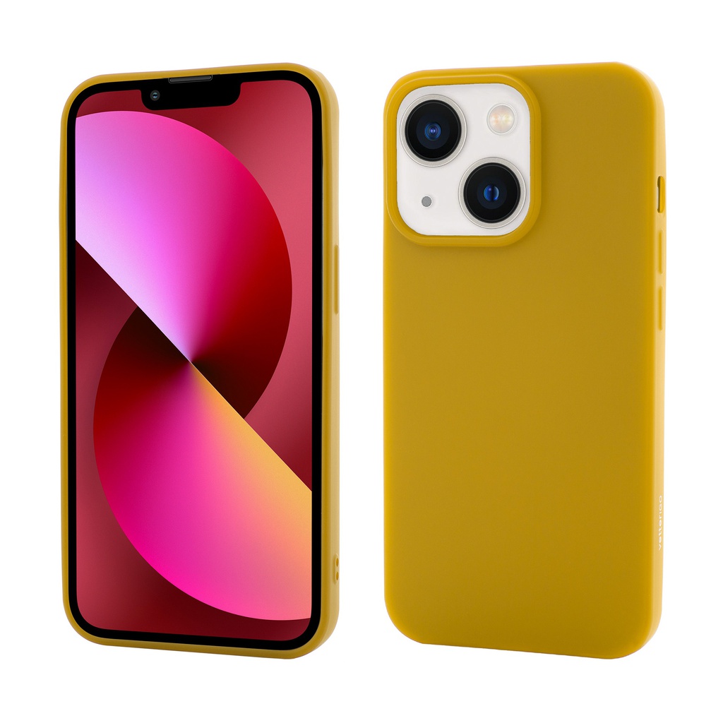 Husa iPhone 13 mini, Vetter GO, Soft Touch, Yellow