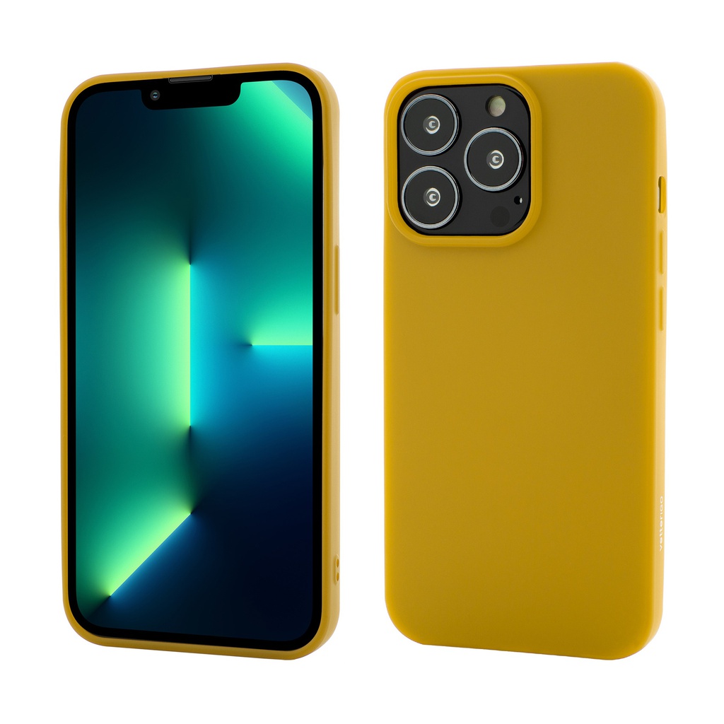 Husa iPhone 13 Pro, Vetter GO, Soft Touch, Yellow