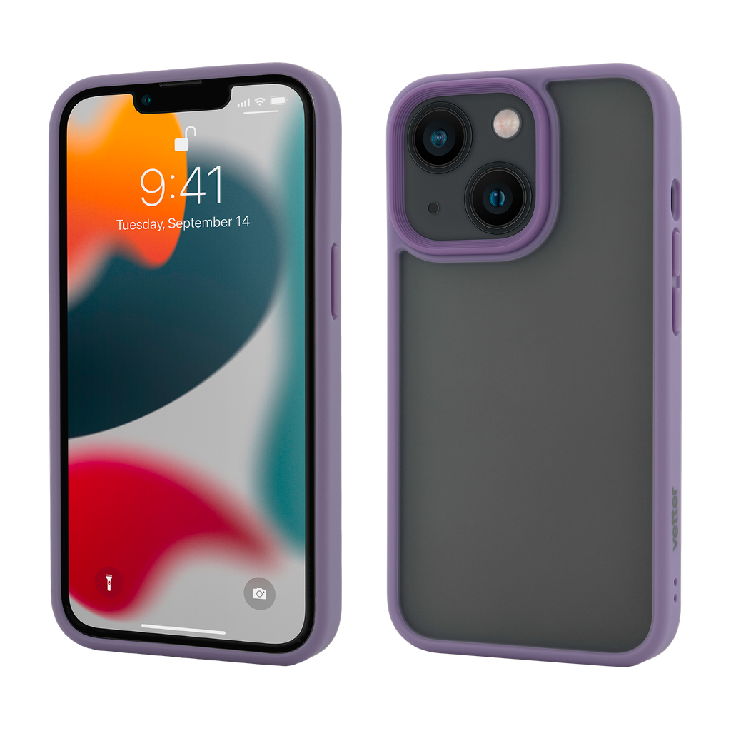 Husa iPhone 13 mini, Clip-On Hybrid, Shockproof Soft Edge and Rigid Back Cover, Purple