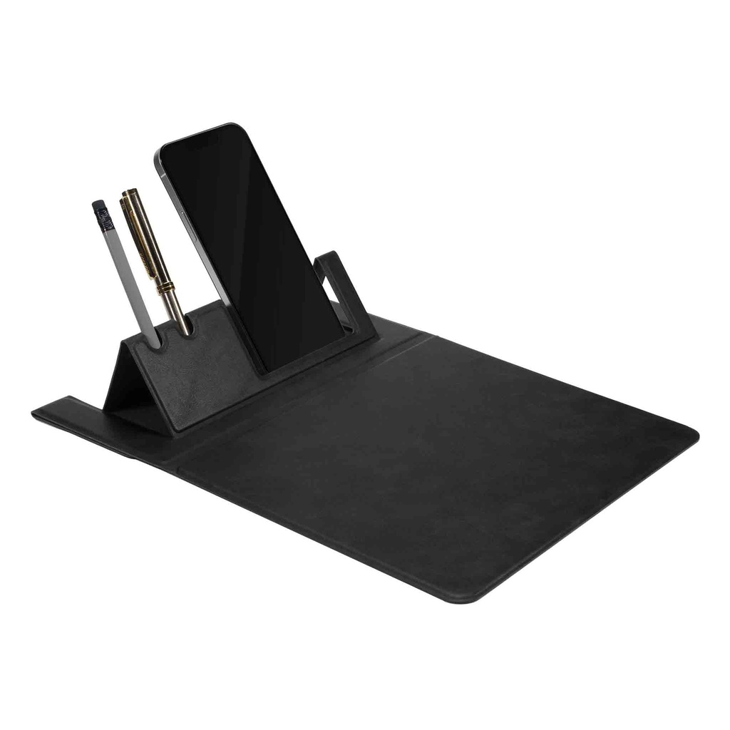 mouseStand, Mousepad, Smartphone Stand and Pen Holder, Black