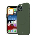Husa iPhone 12 Pro Soft Pro Ultra, MagSafe Compatible, Midnight Green