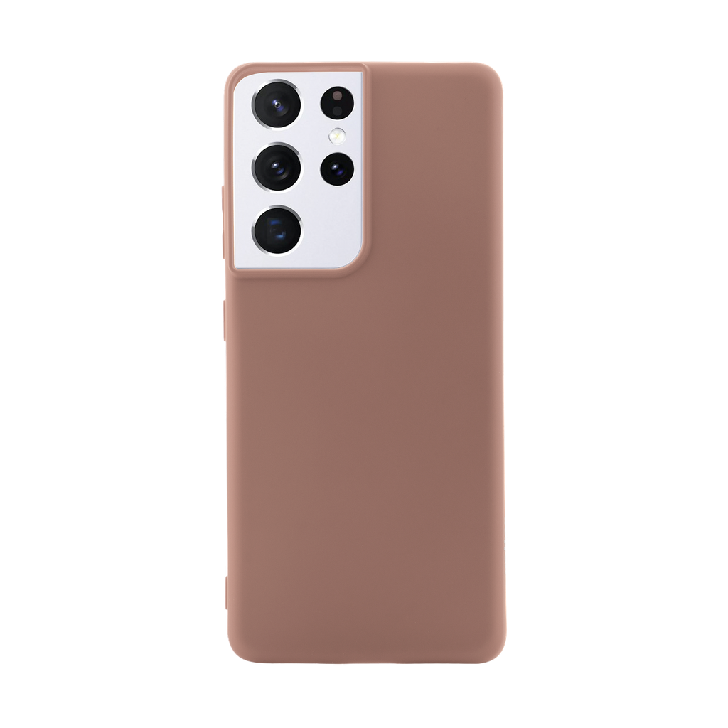 Produs Resigilat, Husa Samsung Galaxy S21 Ultra, Smart Case Anti-Slip Series, Pink