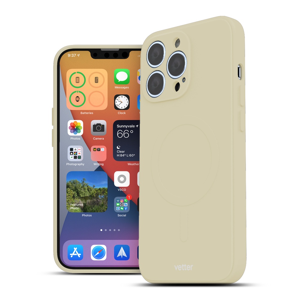 Husa iPhone 13 Pro Soft Pro Ultra, MagSafe Compatible, Milky White, Resigilat