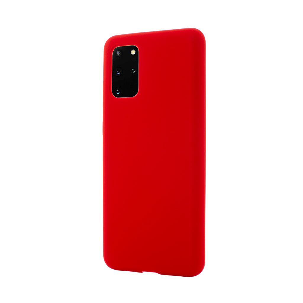 Husa Samsung Galaxy S20+, Clip-On Soft Touch Silk Series, Red, Resigilat