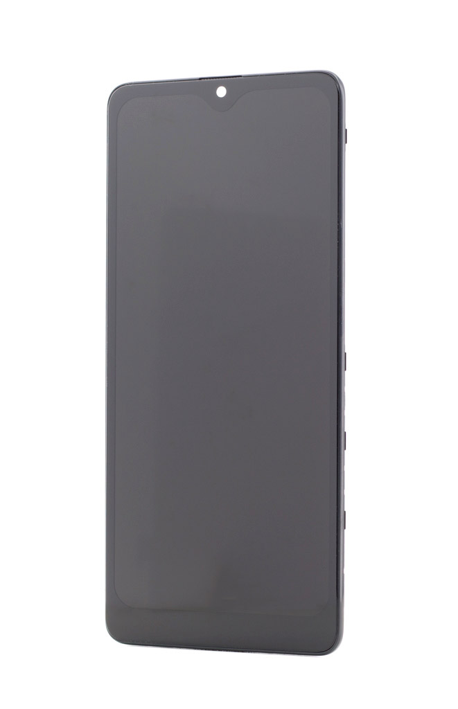 LCD Samsung Galaxy A41, A415, Black + Rama, Incell, Small Glass