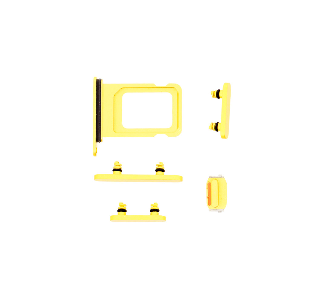 Side Key iPhone 14, 14 Plus, SET, Yellow