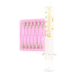 [48645] Blunt Kit, Glass Syringe Luer with 12 pcs needles