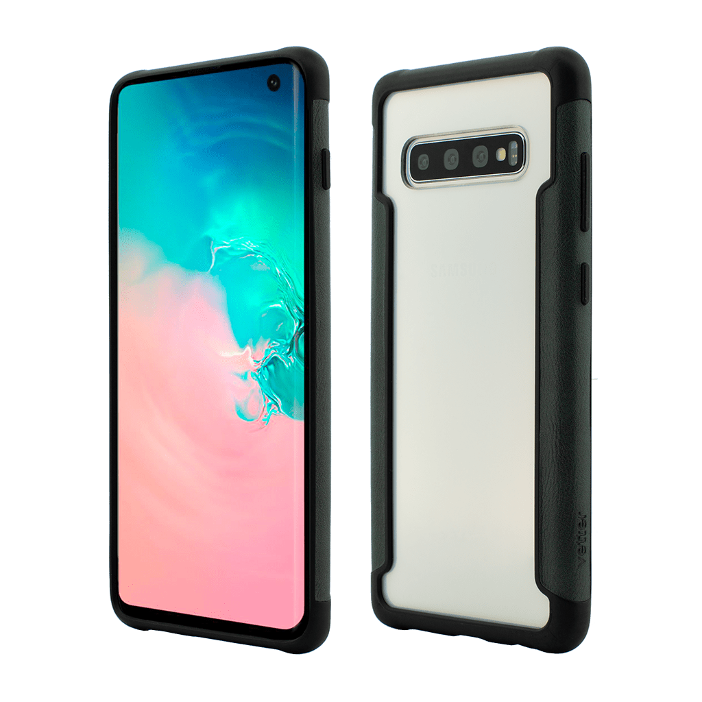 Husa Samsung Galaxy S10, Smart Case, Soft Edge and Clear Back, Green