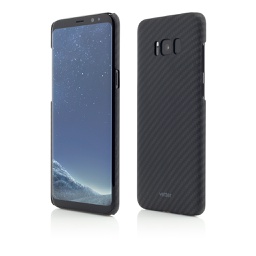 [37010] Husa Samsung Galaxy S8 G950, Smart Case Carbon Design, Rubber Feel, Black