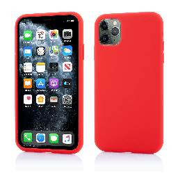 [49812] Husa iPhone 11 Pro, Clip-On Soft Touch Silk Series, Red