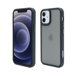 [53471] Husa iPhone 12 mini, Clip-On Hybrid, Shockproof Soft Edge and Rigid Matte Back Cover, Black
