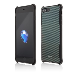 [35016] Husa iPhone 8 Plus, 7 Plus, Clip-On Hybrid Xtra Protection, Carbon Look