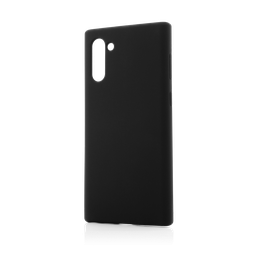 [50017] Husa Samsung Galaxy Note 10, Clip-On Soft Touch Silk Series, Black