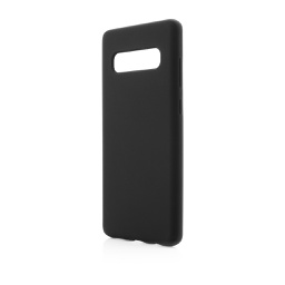 [47263] Husa Samsung Galaxy S10+, Clip-On Soft Touch Silk Series, Black