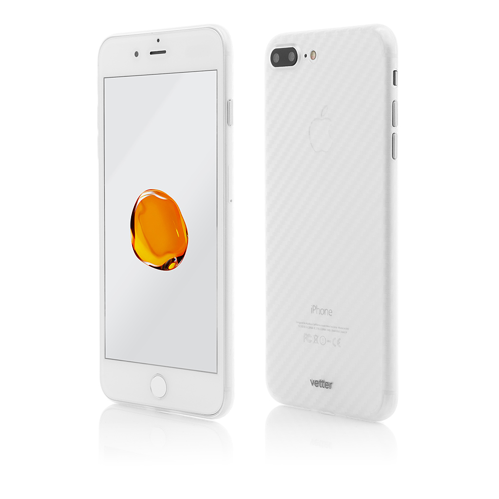 Husa iPhone 8 Plus, 7 Plus, Ultra Tough Air Series Carbon Look, Clear