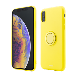 [50675] Husa iPhone XS, Soft Pro with Magnetic iStand, Yellow
