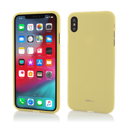 [48254] Husa iPhone Xs Max, Vetter GO, Soft Touch, Yellow