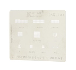 [52985] iPhone 6s-Xs Max, Display IC chip BGA reball stencil face chip steel mesh