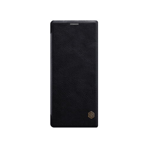 Husa Nillkin, Sony Xperia 10, Qin Leather Case, Black