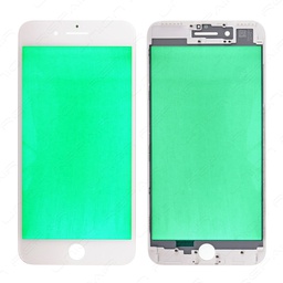 [44338] Geam Sticla iPhone 7 Plus + Rama + Polarizator, White