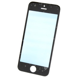 [34081] Geam Sticla + OCA iPhone 5s + Rama, Black