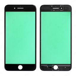 [42865] Geam Sticla + OCA iPhone 7 Plus + Rama + Polarizator, Black