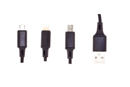 [51570] Cablu Cablu 3in1 USB to Lightning, Type-C, Micro-USB