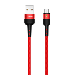 [54886] Cabluri USAMS, U26 Micro, Charging and Data Cable, US-SJ312, 1m, Red