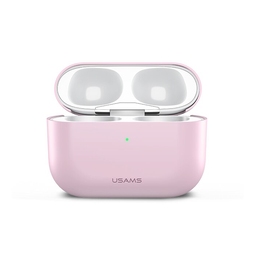 [54907] Husa USAMS, Ultra-thin Silicone Protective Cover For AirPods Pro, US-BH569, Pink