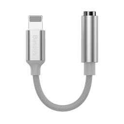 [54964] Cabluri Baseus, Lightning Male to 3.5mm Female Adapter, L3.5, White