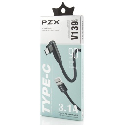 [55040] Cabluri PZX, Type-C Cable, V139, 3.1A, 1m, Black